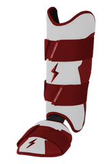 Chrome Series Leg Guard - Maroon