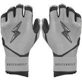 Grey Series Long Cuff Batting Gloves - Charcoal