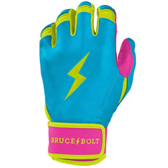Bear Series Short Cuff Batting Gloves - Caribbean Blue