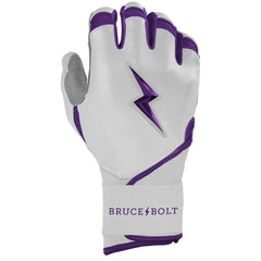 Chrome Series Long Cuff Batting Gloves - Purple