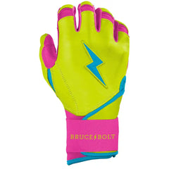 Bear Series Long Cuff Batting Gloves - Caribbean Yellow