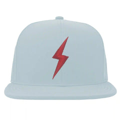 SMART FIT Performance BOLT Game Hat - Ice Blue/Red Bolt