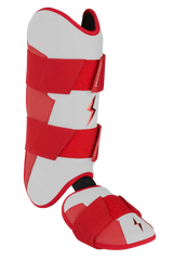 Chrome Series Leg Guard - Red