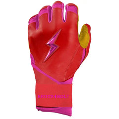 Harrison Bader Signature Series Long Cuff Batting Gloves - Pink
