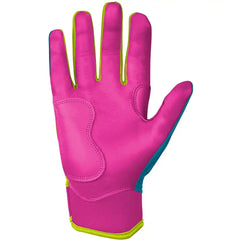 Bear Series Short Cuff Batting Gloves - Caribbean Blue