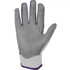 Chrome Series Short Cuff Batting Gloves - Purple