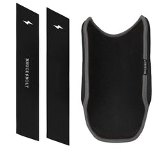 Chrome Series 9" Elbow Guard - Black