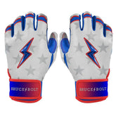 Personalized Brandon Nimmo Signature Series Short Cuff Batting Gloves - Stars & Stripes