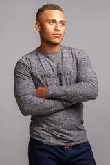 SuperSoft "BRUCE BOLT" Long Sleeve Shirt - Grey