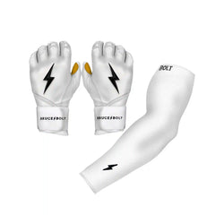 Graduated Compression Premium Arm Sleeve - White
