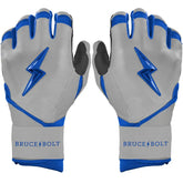 Grey Series Long Cuff Batting Gloves - Royal Blue