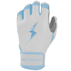 Chrome Series Short Cuff Batting Gloves - Baby Blue