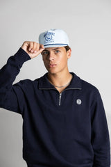 "BRUCE BOLT Golf Club" Rope Hat - Baby Blue