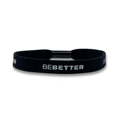 "BE BETTER" Stretch Bracelet - Black