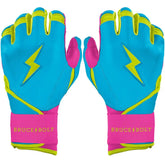Bear Series Long Cuff Batting Gloves - Caribbean Blue
