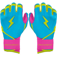 Bear Series Long Cuff Batting Gloves - Caribbean Blue