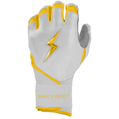 Chrome Series Long Cuff Batting Gloves - Yellow