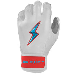 Bear Series Short Cuff Batting Gloves - Miami White