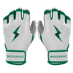Chrome Series Short Cuff Batting Gloves - Green