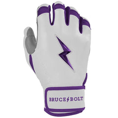 Chrome Series Short Cuff Batting Gloves - Purple