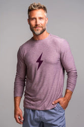 SuperSoft BOLT Long Sleeve Shirt - Cranberry