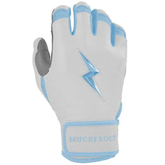 Chrome Series Short Cuff Batting Gloves - Baby Blue