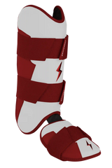 Chrome Series Leg Guard - Maroon