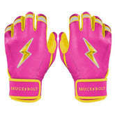 Dexter McCleon Jr. Signature Series Short Cuff Batting Gloves - Pink Lemonade