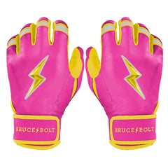 Dexter McCleon Jr. Signature Series Short Cuff Batting Gloves - Pink Lemonade