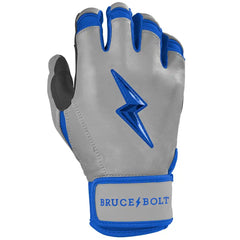 Grey Series Short Cuff Batting Gloves - Royal Blue