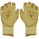 Gold Series Long Cuff Batting Gloves - Gold