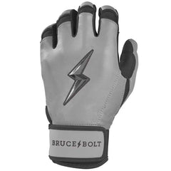 Grey Series Short Cuff Batting Gloves - Charcoal