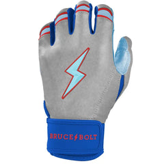 James Outman Signature Series Short Cuff Batting Gloves - Metallic Silver