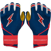 Patriot Series Long Cuff Batting Gloves - Fourth of July