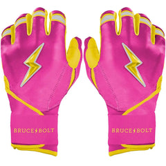 Dexter McCleon Jr. Signature Series Long Cuff Batting Gloves - Pink Lemonade