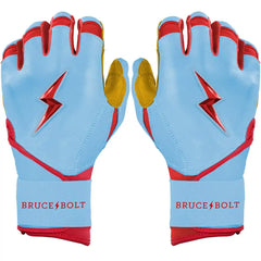 Harrison Bader Signature Series Long Cuff Batting Gloves - Baby Blue