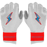 Bear Series Long Cuff Batting Gloves - Miami White