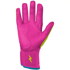 Bear Series Long Cuff Batting Gloves - Caribbean Yellow