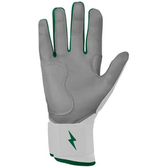 Chrome Series Long Cuff Batting Gloves - Green