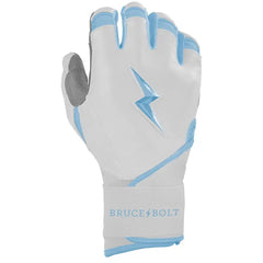 Chrome Series Long Cuff Batting Gloves - Baby Blue