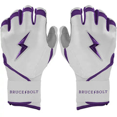 Chrome Series Long Cuff Batting Gloves - Purple