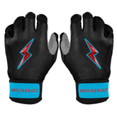 Bear Series Short Cuff Batting Gloves - Miami Black