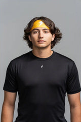 Performance Wide Headband - Yellow