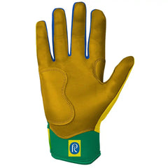 Coach RAC Creator Series Short Cuff Batting Gloves - Yellow