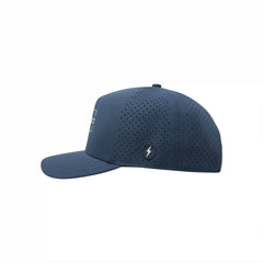 "BRUCE BOLT" Standard Snapback Hat - Navy