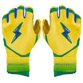 Coach RAC Creator Series Long Cuff Batting Gloves - Yellow
