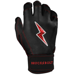 Bear Series Short Cuff Batting Gloves - Black