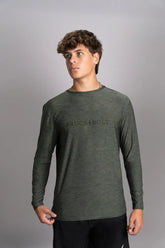 SuperSoft "BRUCE BOLT" Long Sleeve Shirt - Olive Green
