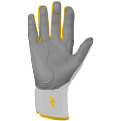 Chrome Series Long Cuff Batting Gloves - Yellow