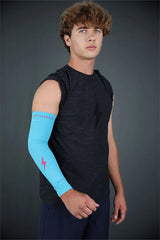 Graduated Compression Premium Arm Sleeve - Pink/Teal